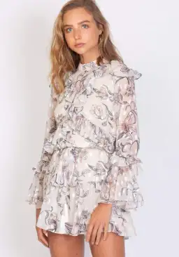  Three Of Something  Vintage Floral Winona Dress Floral Size 10 for rent on The Volte - image 2