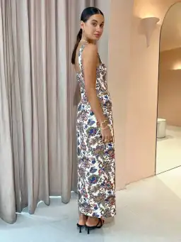 Sir The Label Bettina Midi Dress in Floral Size 2/ AU 10 for rent on The Volte - image 3