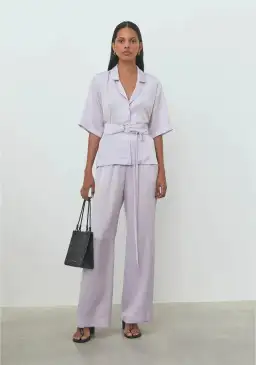 Viktoria & Woods Odyssey Shirt and Pilot Pants Purple Size AU 8