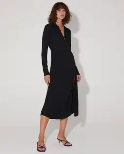 Hansen & Gretel Chandler Knit Midi Dress Black Size XS / Au 6 for rent on The Volte - image 4