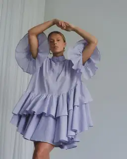 Morton Mac Margrit Dress Purple Size 10 for rent on The Volte - image 2