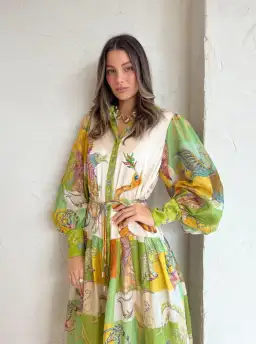 Alemais Jerome Shirtdress Multi Size 10 for rent on The Volte - image 4