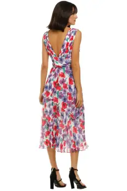 Talulah Sugar and Spice Midi Dress Sugar Bloom Multi Print Size 8 for rent on The Volte - image 3