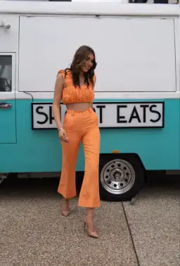 Aje Medina Crop & Catina Pants Set Size 12 for rent on The Volte - image 1