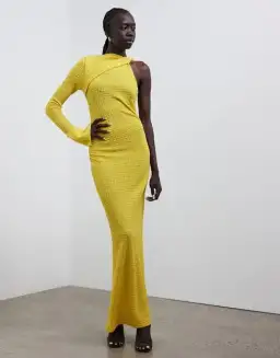 Camilla and Marc Cypress Midi Dress Golden Amber Size 14  for rent on The Volte - image 1