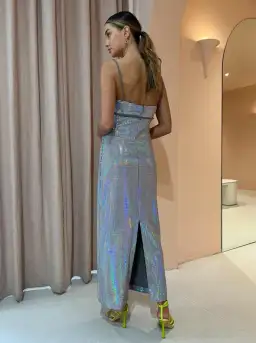 Manning Cartell Platinum Queen Maxi Dress Silver Size 8 for rent on The Volte - image 5