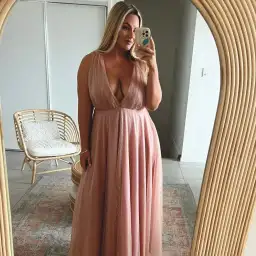 Sheike Starry Night Dress Pink Size 16 for rent on The Volte - image 1