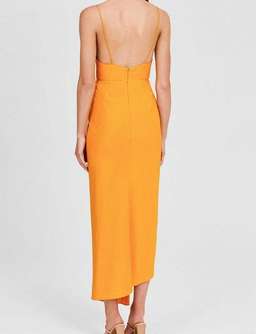 Significant Other Gold Dust Dress Sunrise Orange Size 10 for rent on The Volte - image 4