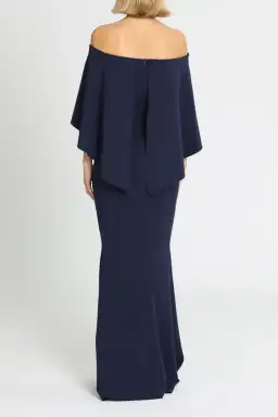 Pasduchas Composure Gown Anchor Blue Navy Size 10 for rent on The Volte - image 3