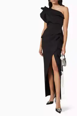 Rachel Gilbert Aurora Gown Black Size 3 / AU 12 for rent on The Volte - image 2