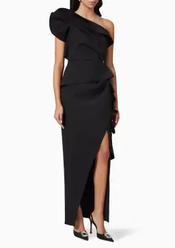 Rachel Gilbert Aurora Gown Black Size 3 / AU 12 for rent on The Volte - image 1