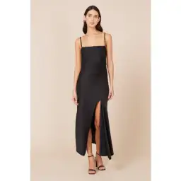 Camilla and Marc Acacia Square Neck Dress Black Black Size 6