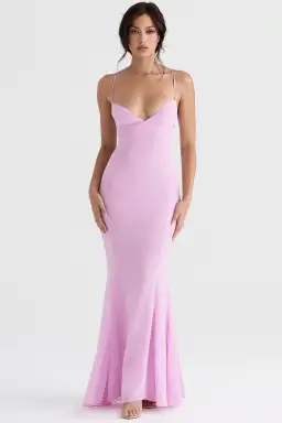 House of CB Loren Dress Pink Size S/AU 8 for rent on The Volte - image 1
