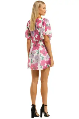 Talulah My Lover Mini Dress Poppy Paradise Multi Floral Print Size 10 for rent on The Volte - image 3