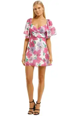 Talulah My Lover Mini Dress Poppy Paradise Multi Floral Print Size 10 for rent on The Volte - image 1