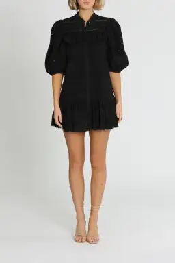 Acler Granville Dress Black Black Size AU 10 for rent on The Volte - image 1
