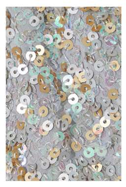 Anna Sui Asymmetric Sequin Embellished Chiffon Mini Dress Size 12 for rent on The Volte - image 4