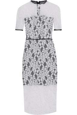 Alexis Remi cutout Guipure lace midi dress Size 8 for rent on The Volte - image 3