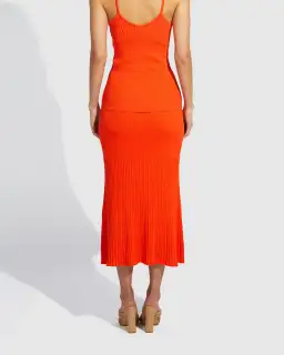 Alice McCall Michelle Knit Skirt Orange Size AU 8 for rent on The Volte - image 2