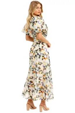 Ginger and Smart Lumiere Wrap Dress Lumiere Multi Print Size AU 14 for rent on The Volte - image 2