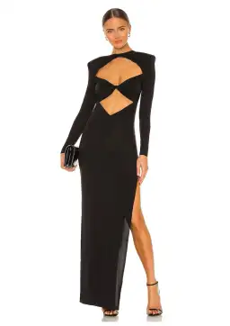 Bronx and Banco Daphne Dress Black Noir Size 6 for rent on The Volte - image 1