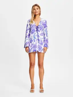 Alice McCall Blueberry Nights Mini Dress Jacaranda Size 4  for rent on The Volte - image 2