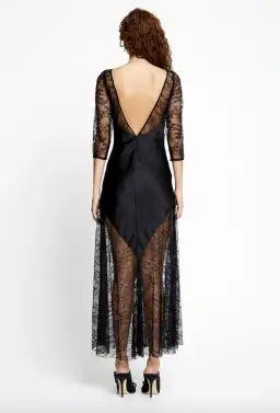 Alice McCall Black Beauty Midi Dress Black Size 6 for rent on The Volte - image 4