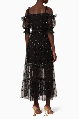 Alice McCall Moon Lover Midi Dress Black Size 8  for rent on The Volte - image 3