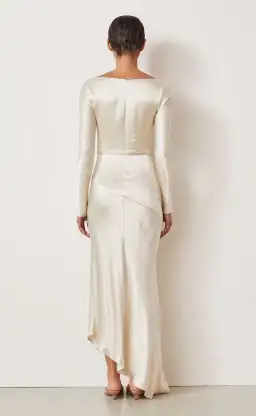 Bec & Bridge Frederic Long Sleeve Dress Oyster Size 6 for rent on The Volte - image 3