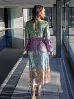 Rixo London Coco Multi sequin dress Size12 for rent on The Volte - image 2