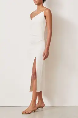 Bec & Bridge Dominique Midi Dress Vanilla Bean Size 12 for rent on The Volte - image 4