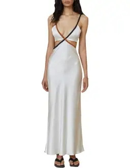 Bec & Bridge Toi Et Moi Midi Dress Ivory Size 12  for rent on The Volte - image 1