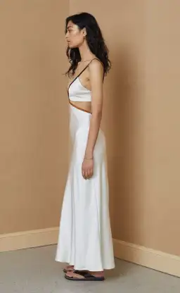 Bec & Bridge Toi Et Moi Midi Dress Ivory Size 12  for rent on The Volte - image 3