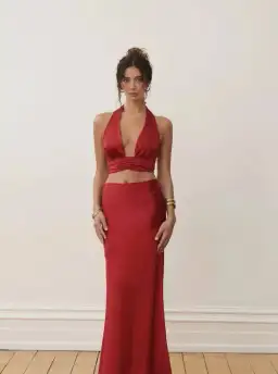 Arcina Ori Rosalina Set Red Size XS /Au 6  for rent on The Volte - image 3