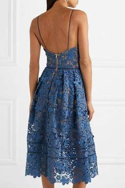 Self Portrait Azealea Dress Blue Size 14 for rent on The Volte - image 2