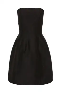 Aje Baret Mini Strapless Dress Black Size 6  for rent on The Volte - image 5