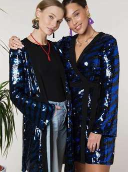 Rixo London Maria Tiger Sequin Dress Size 12 for rent on The Volte - image 2