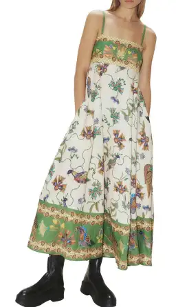 Alemais Birdie Sundress Print Size 10 for rent on The Volte - image 3