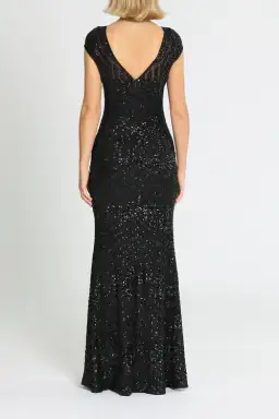 L'amour Grace Gown Black Black Size 12 for rent on The Volte - image 2