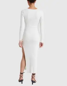 Bec & Bridge Della Vita Midi Dress White Size 6