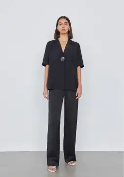 Viktoria and Woods Chorus Shirt and Pilot Pants Set Black Size 0 / AU 6 for rent on The Volte - image 1