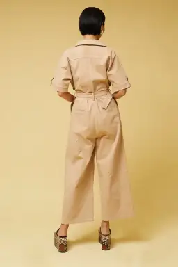 Suboo Bernie Jumpsuit Beige Size XS / AU 6 for rent on The Volte - image 2
