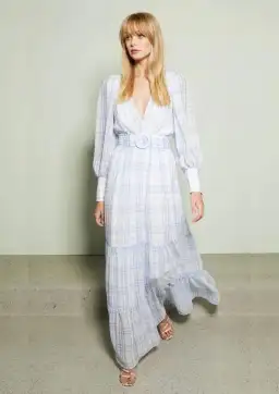 Bec & Bridge Alexa Gingham Maxi Dress Print Size AU 8 for rent on The Volte - image 1
