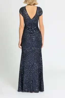 L'amour Grace Gown Navy Size AU 12 for rent on The Volte - image 3