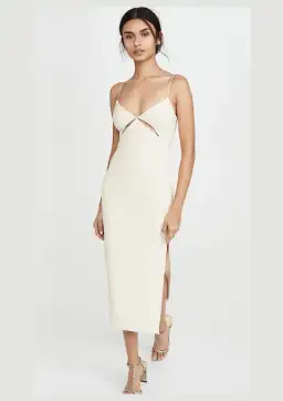 Bec & Bridge Ulla Midi Dress Vanilla Bean Size AU 10 for rent on The Volte - image 1