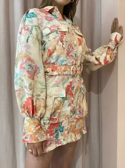 Significant Other Odessa Dress Picnic Peonies Size 14 for rent on The Volte - image 2