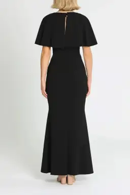 Pasduchas Mrs Carter Gown Black Black Size 10 for rent on The Volte - image 2