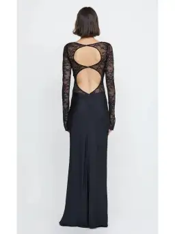 Bec & Bridge Nora Lace Long Sleeve Maxi Dress Black Size AU 8 for rent on The Volte - image 3