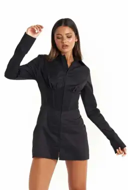 Nakedvice The Zach Dress Black Size 12