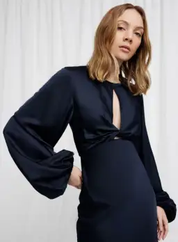 Significant Other Demi Dress Navy Size 8  for rent on The Volte - image 2